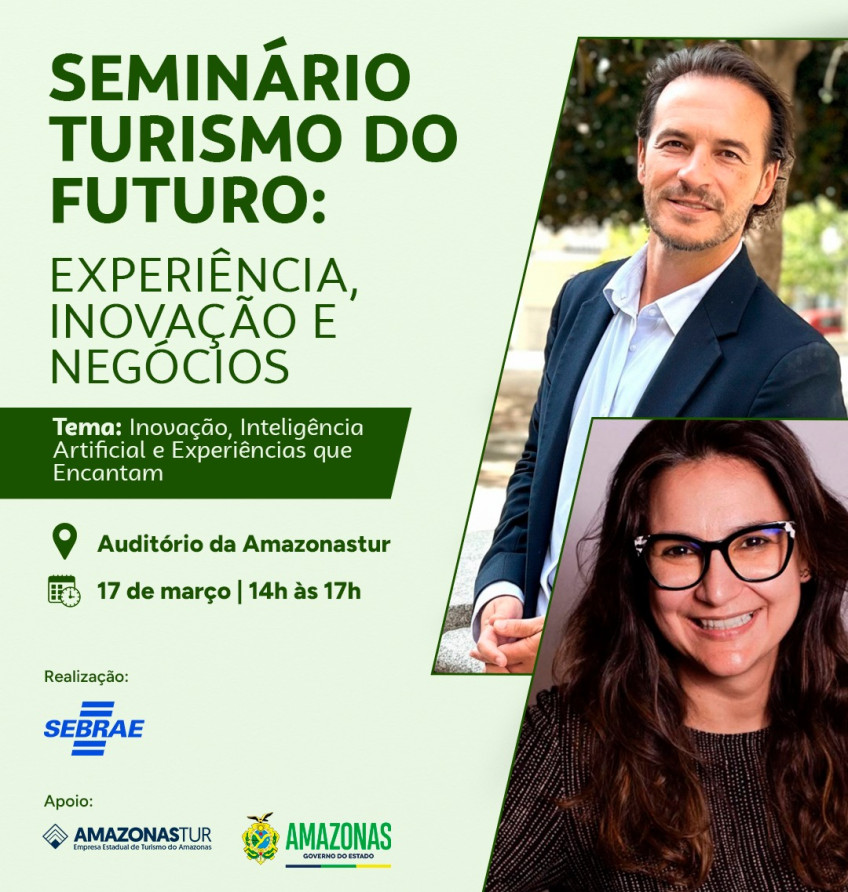 Turismo do futuro ganha agenda no Amazonas com foco em experiência e inovação Turismo do futuro ganha agenda no Amazonas com foco em experiência e inovação